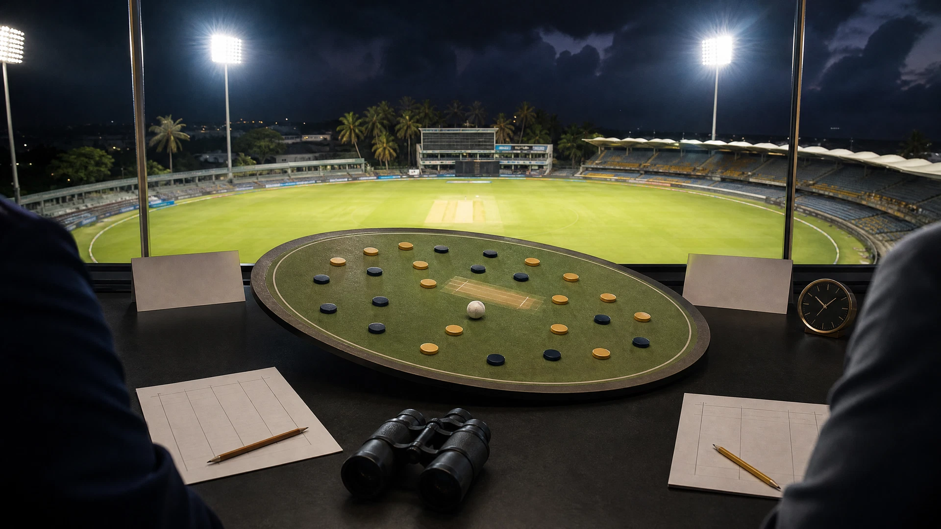 Neutral Caribbean Premier League Qualifier 1 prediction research illustration with participants unconfirmed