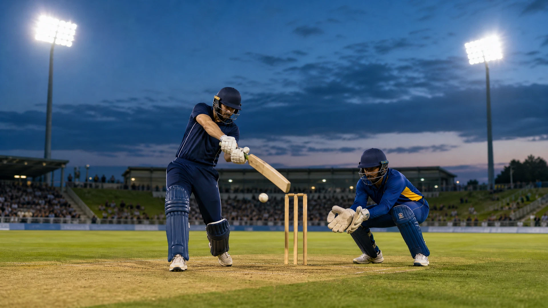 Original first T20I match-centre illustration for England versus Sri Lanka in Southampton