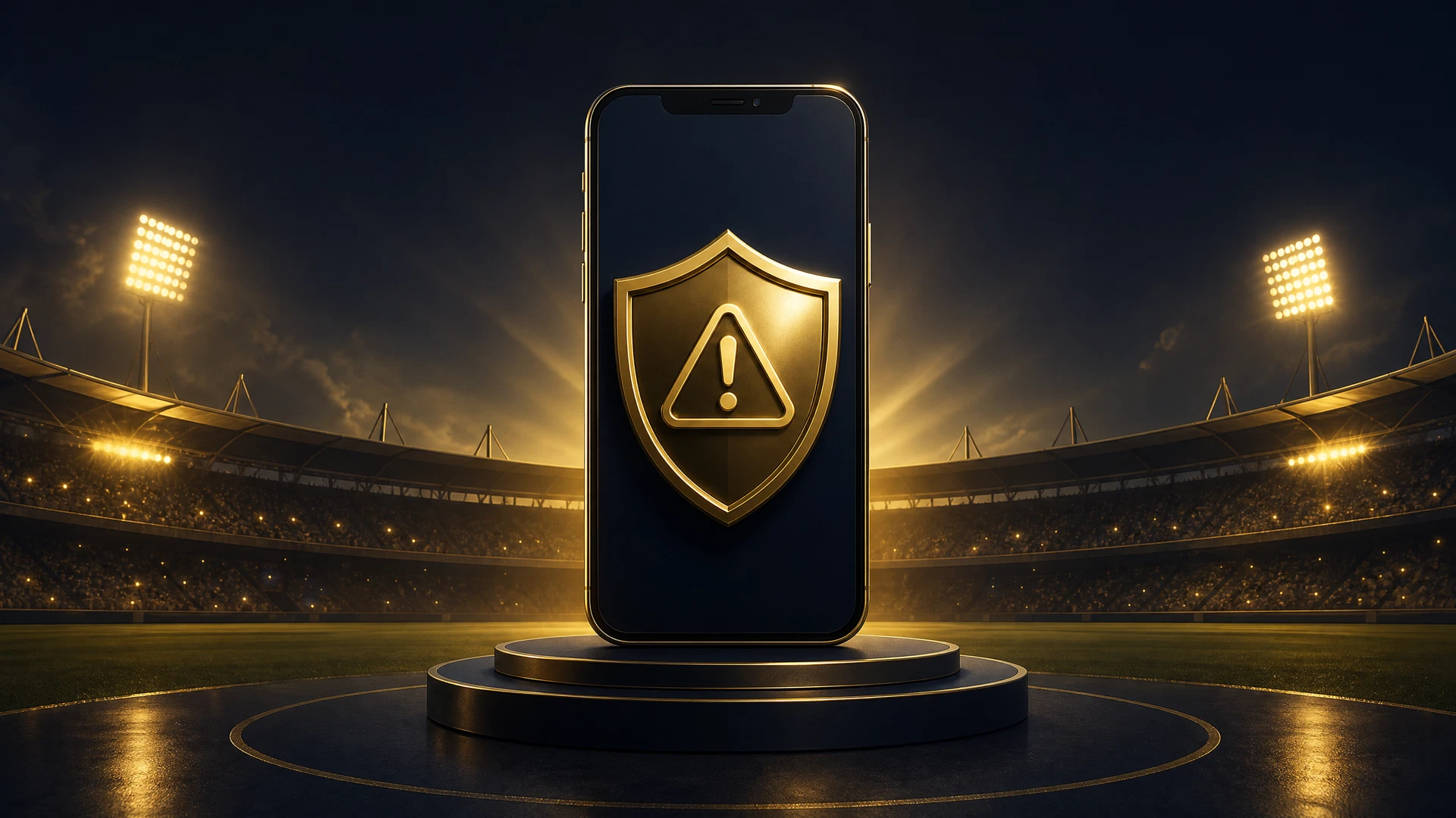 FairPlay App Download Uptodown hero scene with smartphone and golden safety interface