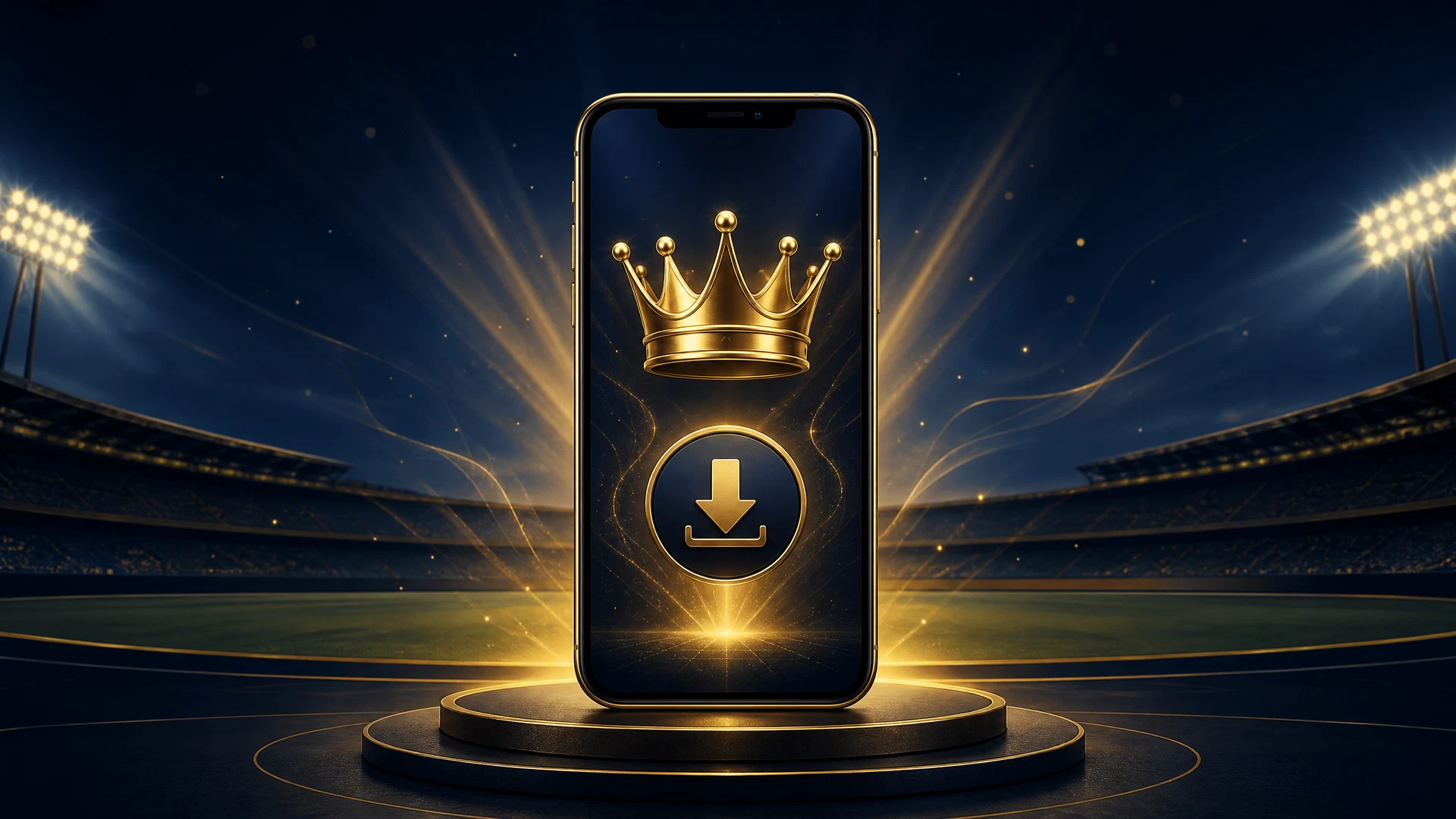 FairPlay Pro App Download hero scene with smartphone and golden crown interface