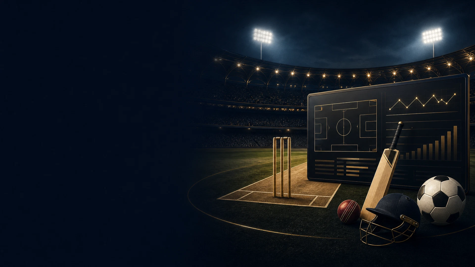 Multi-sport stadium scene for the FairPlay sportsbook guide