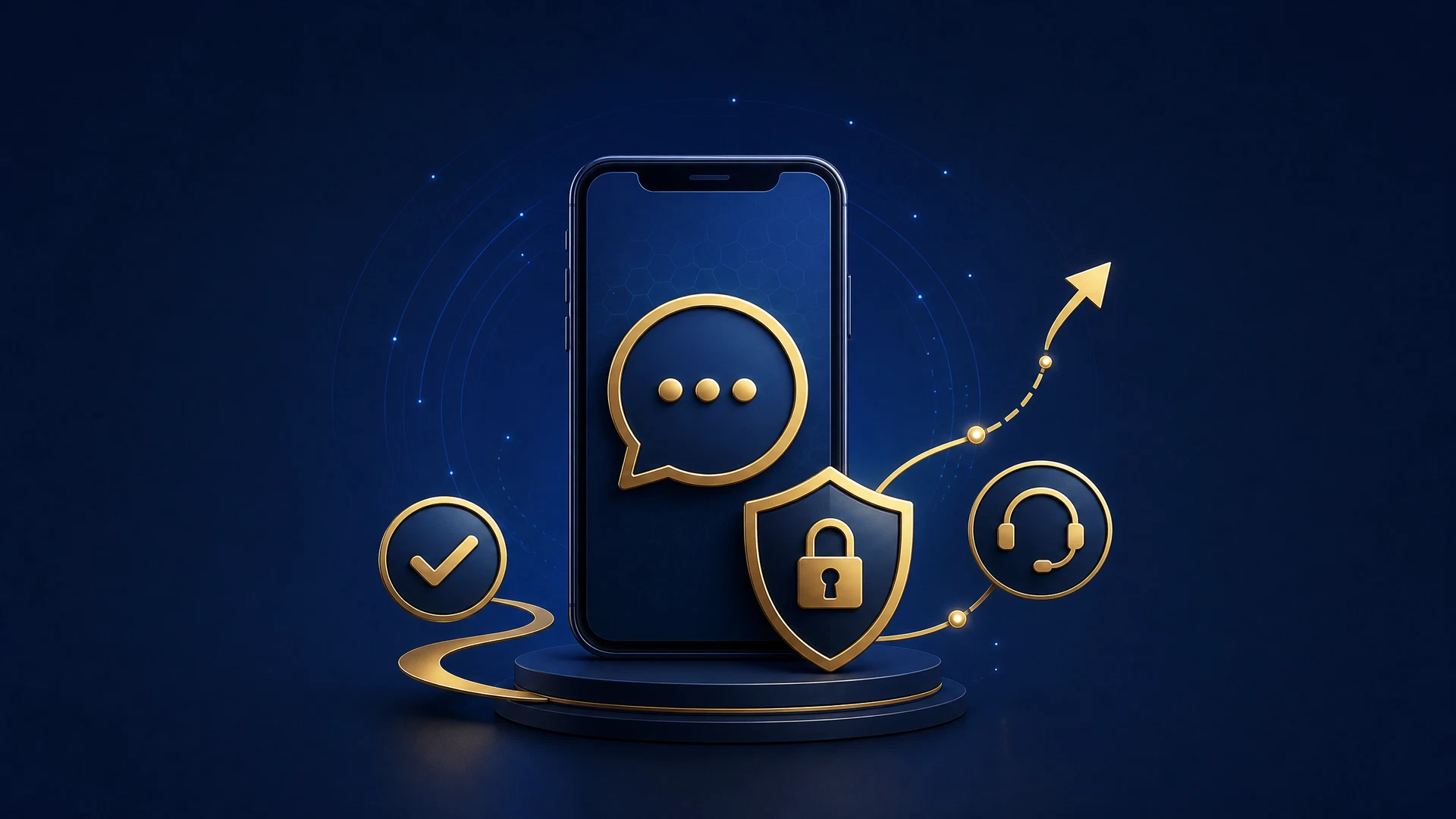 Secure phone and shield representing an official FairPlay contact next step