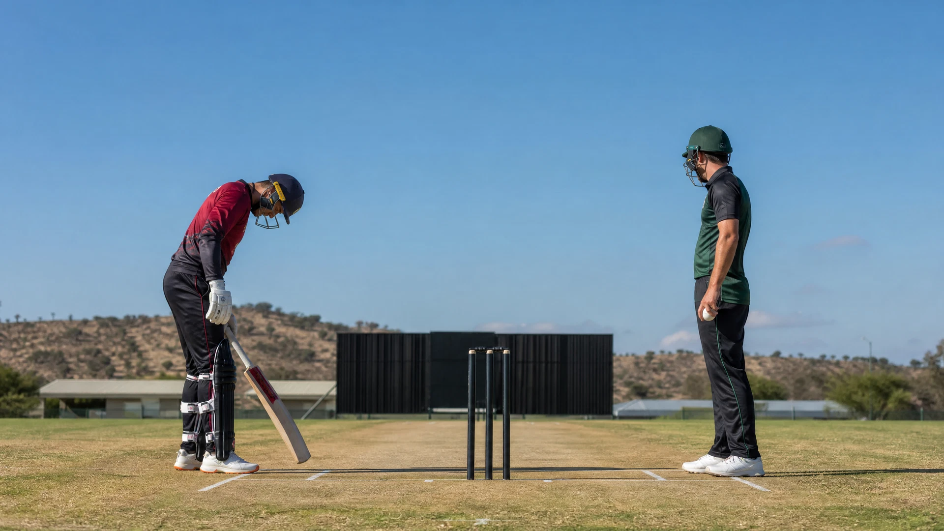 Original third ODI match illustration for Namibia versus South Africa in Windhoek