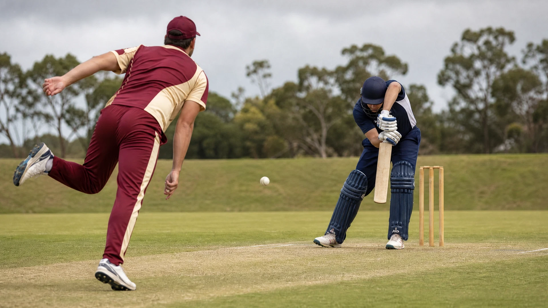 Neutral One-Day Cup match-centre illustration for Queensland versus Victoria with venue unconfirmed